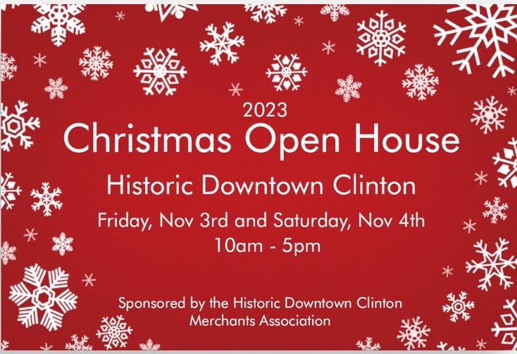 Christmas Open House in Historic Downtown Clinton