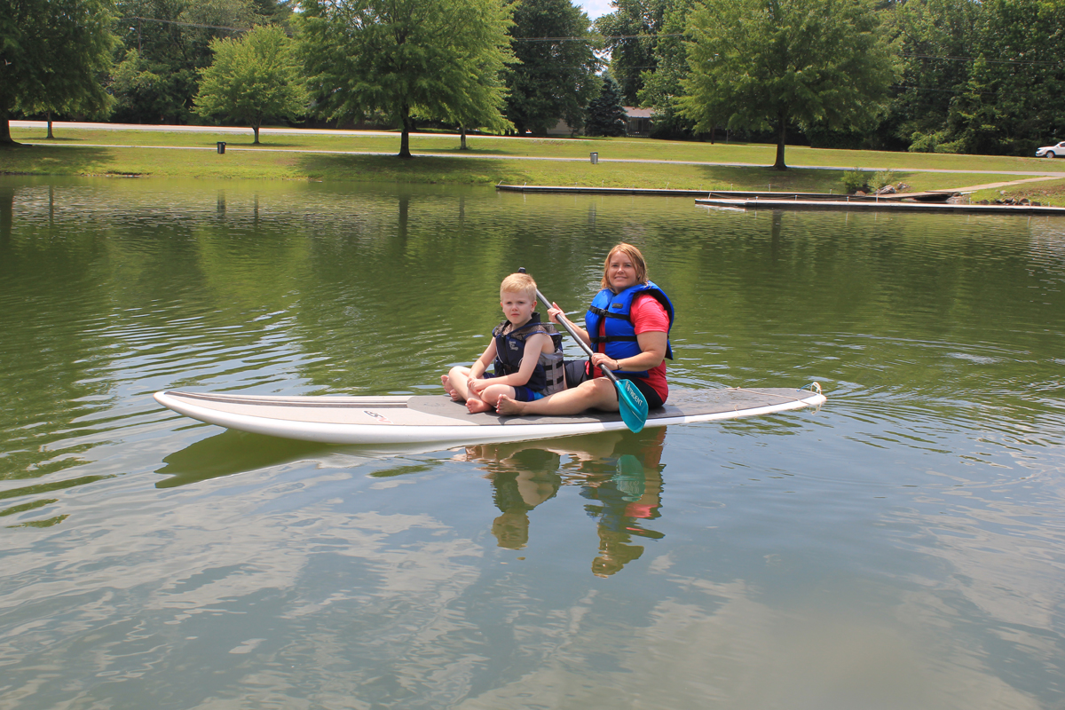 Paddling at Adventures Outdoors 