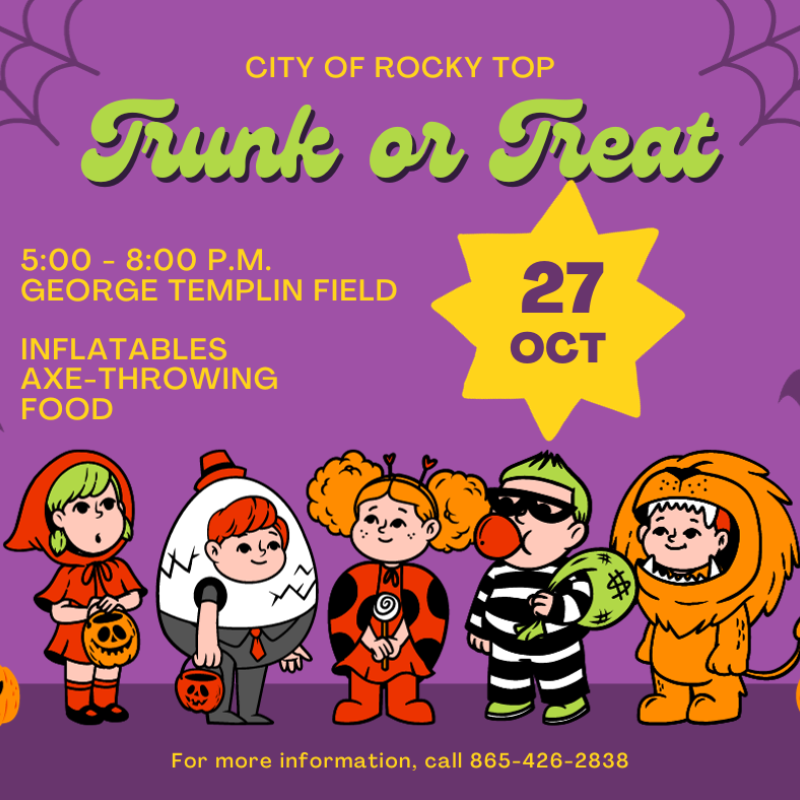 Rocky Top Trunk or Treat