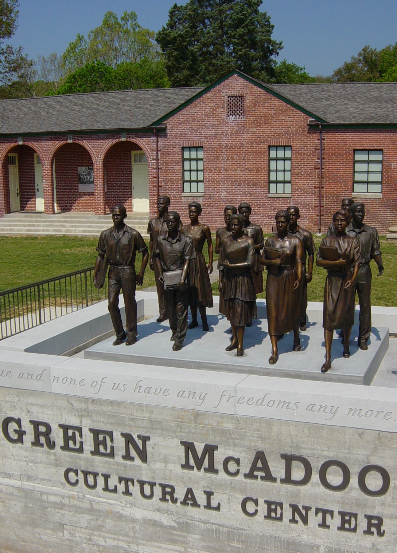 Green McAdoo statues